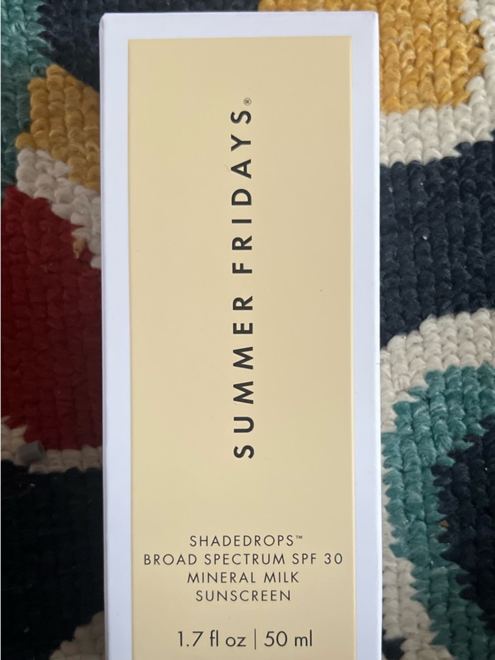 Summer Fridays Mineral Milk Sunscreen - Yellow & White Packaging